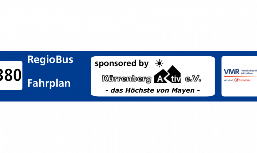 RegioBus Fahrplan 380