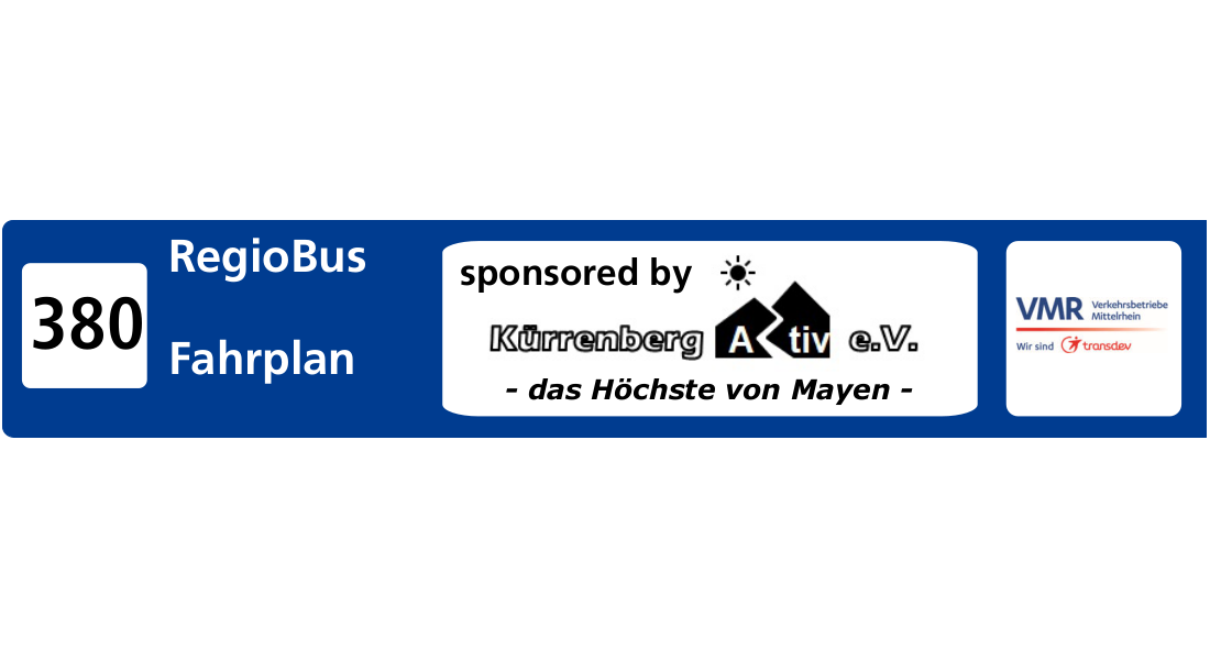 RegioBus Fahrplan 380